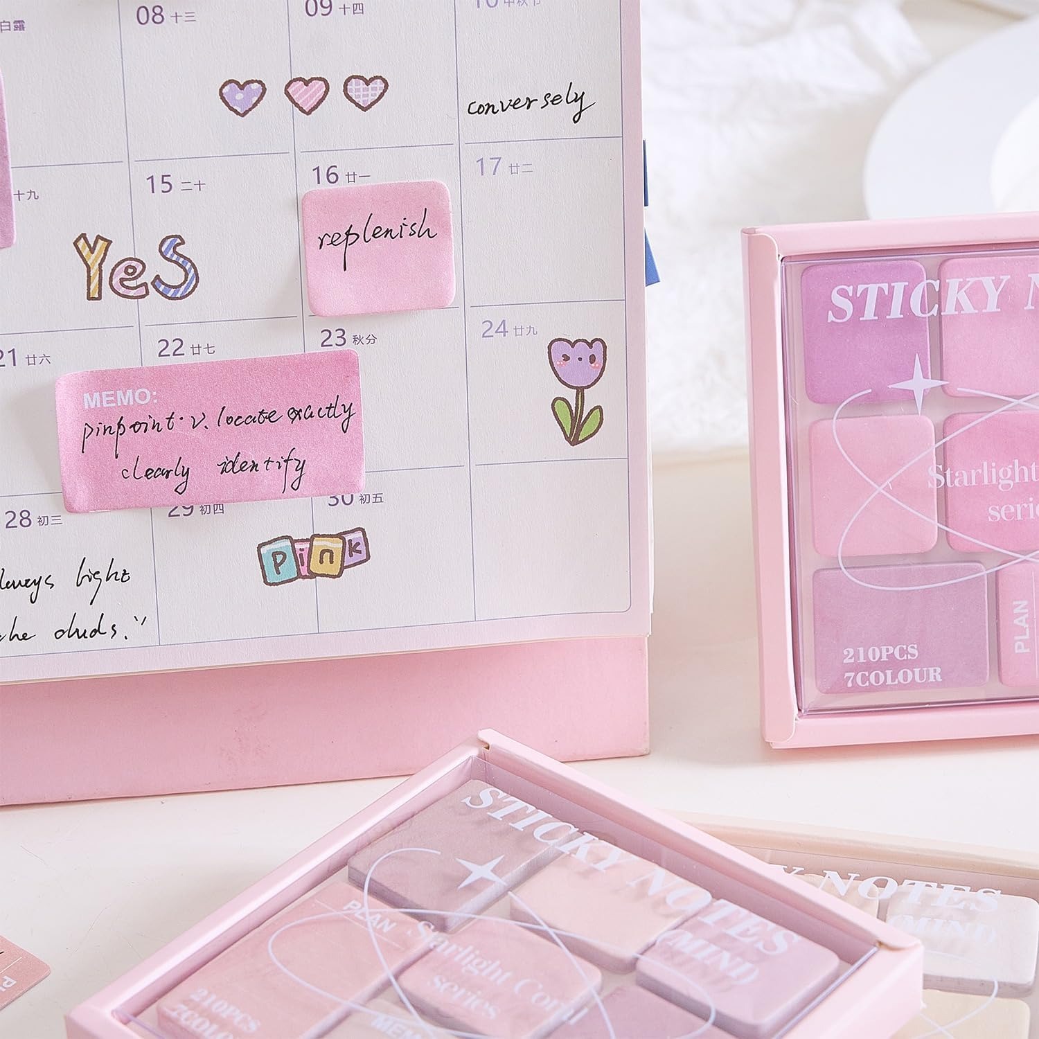 Cubic Multicolour Sticky Notes - Image 3