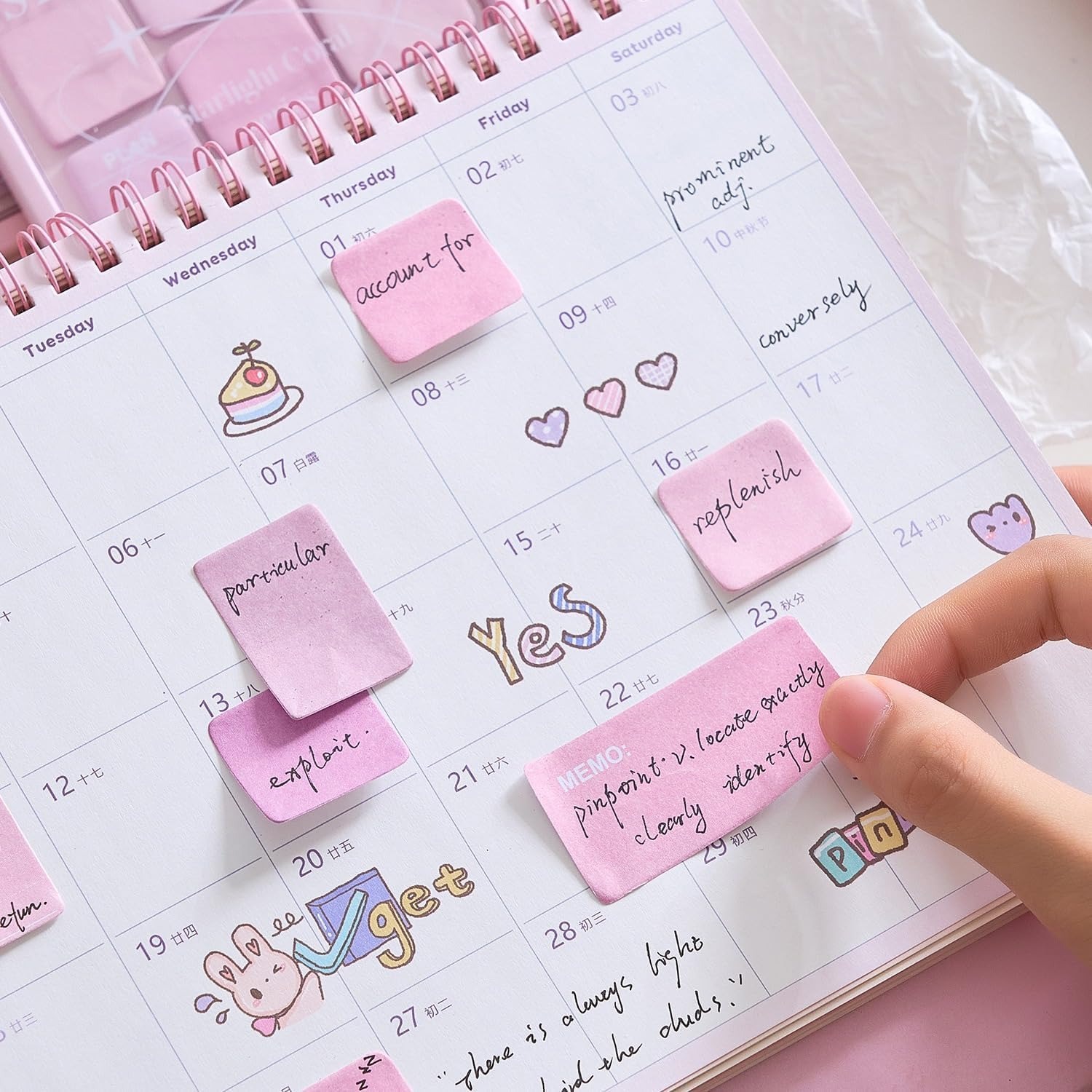 Cubic Multicolour Sticky Notes - Image 2